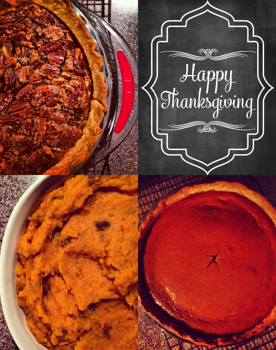 happy thanksgiving collage