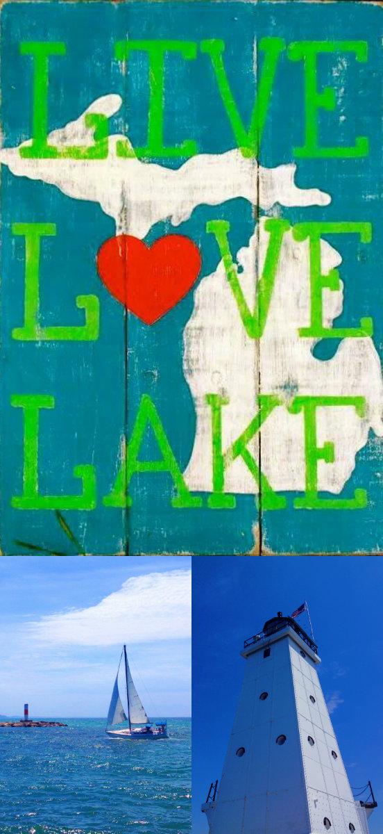 Lake Michigan Collage